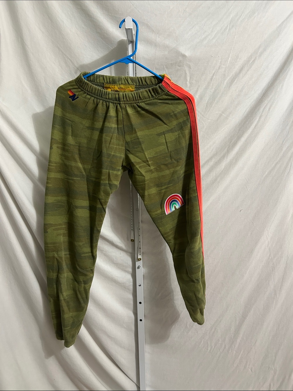 Upcycled aviator joggers